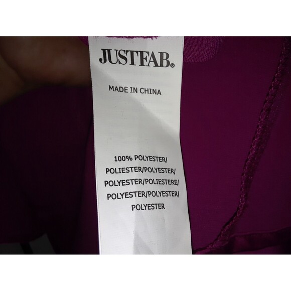 Just Fab Cold Shoulder Slip Dress Size Large Adjustable Straps Wedding Guest - Picture 11 of 12